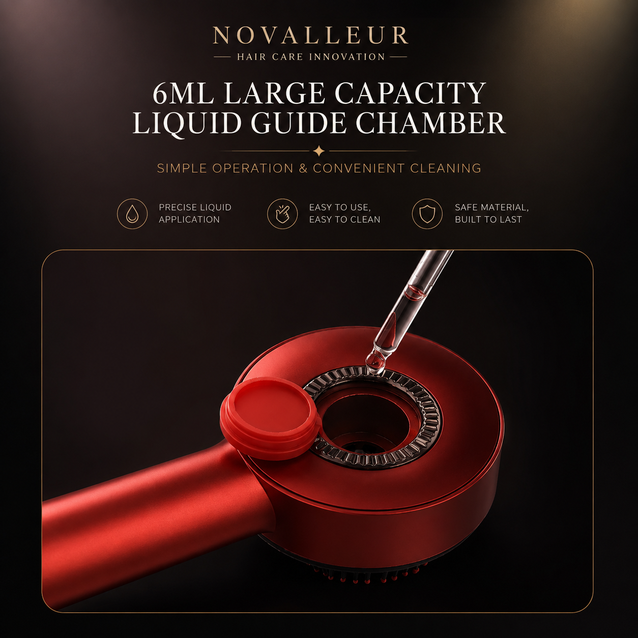 Novalleur™ 3-in-1 Red Light Scalp Massager & Oil Diffuser
